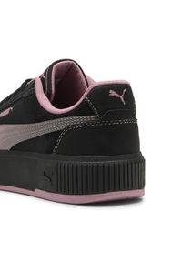 Puma - Damskie sneakersy Carina Mia Satin Princess PUMA Black Poised Pink. Okazja: na co dzień. Kolor: czarny, różowy, wielokolorowy. Sport: tenis, turystyka piesza
