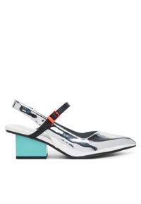 United Nude Czółenka Raila Jane 1091676613 Srebrny. Kolor: srebrny. Materiał: skóra