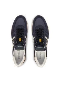 Premiata Sneakersy Lander Var 7702 Granatowy. Kolor: niebieski. Materiał: skóra #5