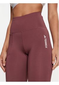 Adidas - adidas Legginsy Terrex Multi IP6882 Różowy Slim Fit. Kolor: różowy. Materiał: syntetyk #9