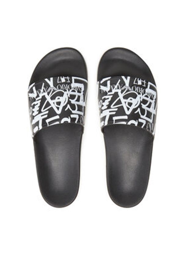 EA7 Emporio Armani Klapki 7X000108 AF15118 MC136 Czarny. Kolor: czarny