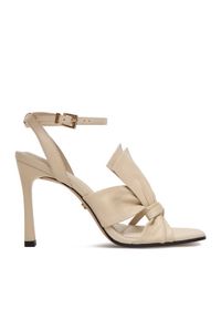 Gino Rossi - GINO ROSSI Sandały EO-LT23-310 Beżowy. Kolor: beżowy. Materiał: skóra #1
