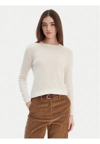United Colors of Benetton - United Colors Of Benetton Sweter 1002D1K01 Beżowy Regular Fit. Kolor: beżowy. Materiał: wełna #1