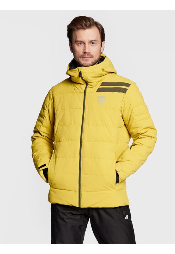 Rossignol Kurtka narciarska Rapide RLKMJ14 Żółty Regular Fit. Kolor: żółty. Materiał: syntetyk. Sport: narciarstwo