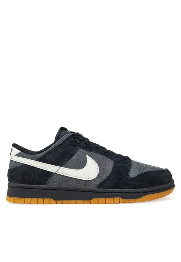 Nike Sneakersy DUNK LOW RETRO SEHQ1931 Czarny. Kolor: czarny. Materiał: skóra, zamsz