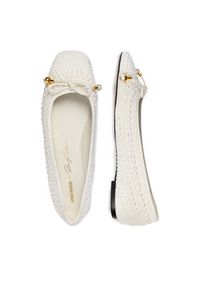 Gino Rossi - GINO ROSSI Baleriny CEO-ROSE-LT2088-2 Biały. Kolor: biały. Materiał: materiał #2