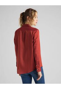 Lee - LEE ONE POCKET SHIRT DAMSKA KOSZULA MATERIAŁOWA RED OCHRE L45TGFOE. Materiał: materiał #3