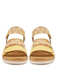 Remonte Sandały R6861-68 Żółty. Kolor: żółty. Materiał: materiał, syntetyk #6