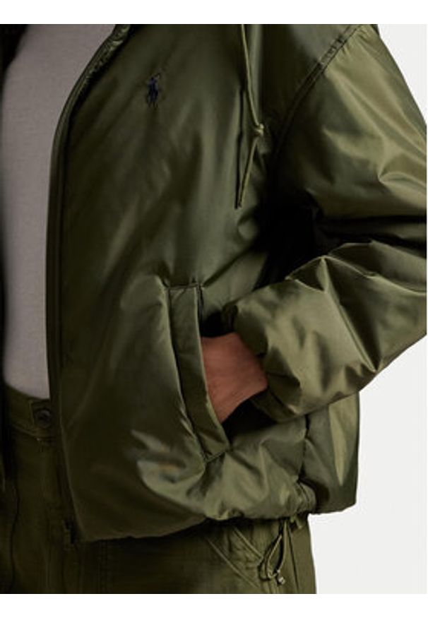Polo Ralph Lauren Kurtka przejściowa 211A93243001 Zielony Relaxed Fit. Typ kołnierza: polo. Kolor: zielony. Materiał: syntetyk