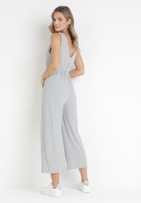 Born2be - Szary Kombinezon Phimeine. Kolor: szary. Długość rękawa: na ramiączkach #3