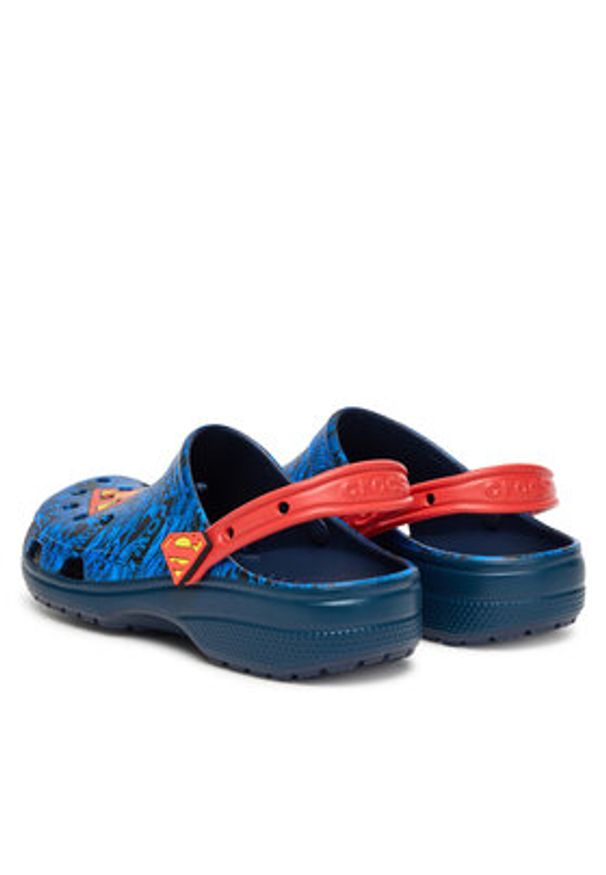 Crocs Klapki Superman Classic Clog 211131 Niebieski. Kolor: niebieski. Wzór: motyw z bajki