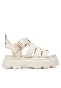 Ugg Sandały W Cora 1152698 Écru. Materiał: skóra, nubuk