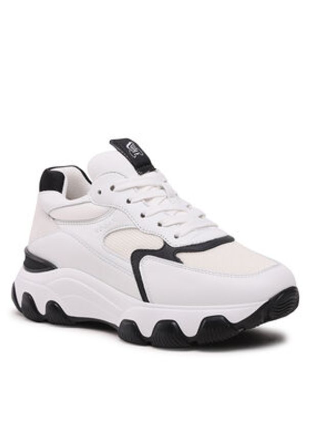 Hogan - HOGAN Sneakersy HXW5400DG60ONW Biały. Kolor: biały. Materiał: skóra
