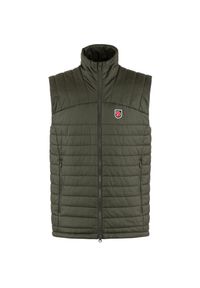 Fjällräven - Kamizelka ocieplana męska Fjallraven Expedition X-Latt Vest. Kolor: zielony. Sport: turystyka piesza