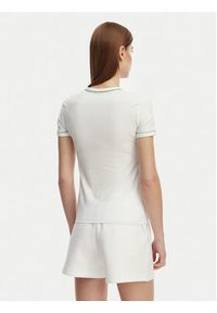 Lacoste T-Shirt TF5289 Biały Slim Fit. Kolor: biały. Materiał: bawełna #2