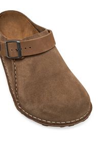 Birkenstock Klapki Lutry Premium 1025293 Beżowy. Kolor: beżowy. Materiał: skóra, nubuk #4