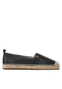 Lauren Ralph Lauren Espadryle Cameryn IV 802905304001 Czarny. Kolor: czarny. Materiał: skóra