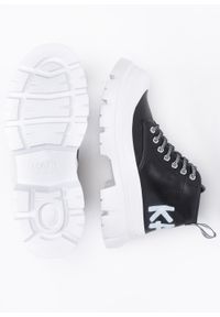 Karl Lagerfeld - Sneakersy Damskie KARL LAGERFELD TREKKA MAX BRUSH LOGO HIKER. Okazja: na co dzień, na spacer, do pracy. Kolor: czarny. Sport: turystyka piesza