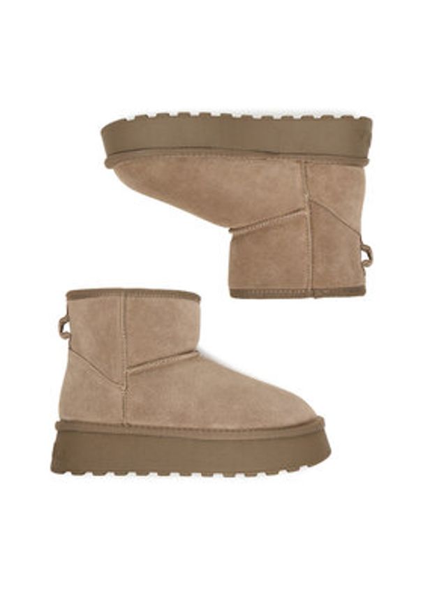 Badura Śniegowce C-WFA-01-H Szary. Kolor: szary. Materiał: zamsz, skóra