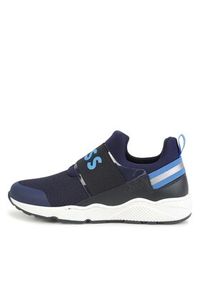 BOSS - Boss Sneakersy J29346 S Granatowy. Kolor: niebieski. Materiał: materiał #2