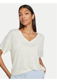 Vila T-Shirt Abella 14089540 Biały Relaxed Fit. Kolor: biały. Materiał: syntetyk #4