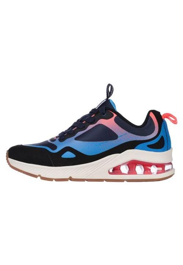 skechers - Buty do chodzenia męskie Skechers Uno 2Karma. Kolor: niebieski. Materiał: syntetyk, materiał. Szerokość cholewki: normalna. Sport: turystyka piesza