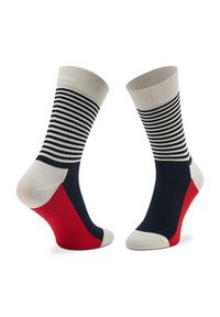 Happy-Socks - Happy Socks Skarpety wysokie unisex XBDO09-6002 Kolorowy. Materiał: materiał. Wzór: kolorowy #6