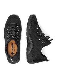 Rieker Sneakersy L0550-01 Czarny. Kolor: czarny. Materiał: materiał #6