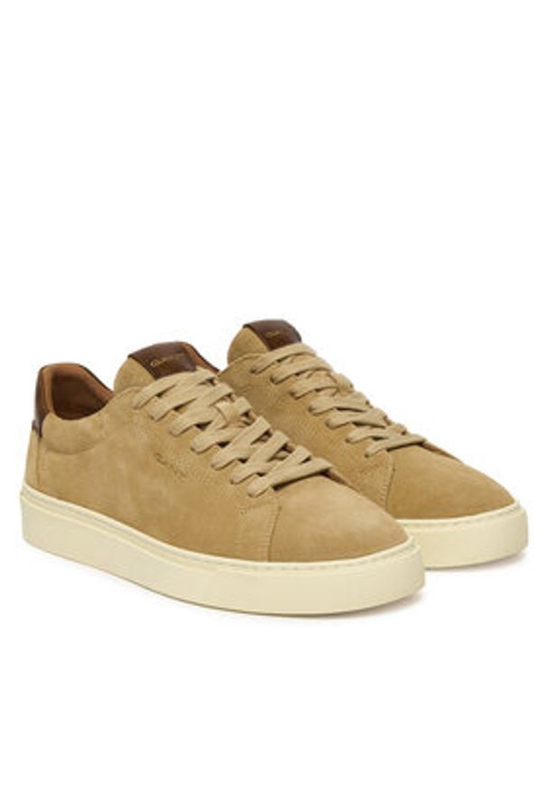 GANT - Gant Sneakersy Mc Julien 32633225 Khaki. Kolor: brązowy. Materiał: skóra, zamsz