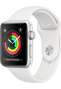 APPLE - Smartwatch Apple Watch Series 3 GPS 38mm Silver Alu Srebrny (1_655731). Rodzaj zegarka: smartwatch. Kolor: srebrny #1