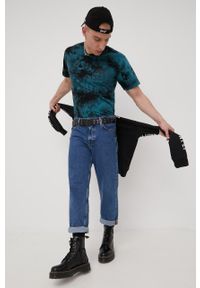 Levi's® - Levi's bluza bawełniana męska kolor czarny z kapturem z nadrukiem. Okazja: na spotkanie biznesowe. Typ kołnierza: kaptur. Kolor: czarny. Materiał: bawełna. Wzór: nadruk. Styl: biznesowy #2
