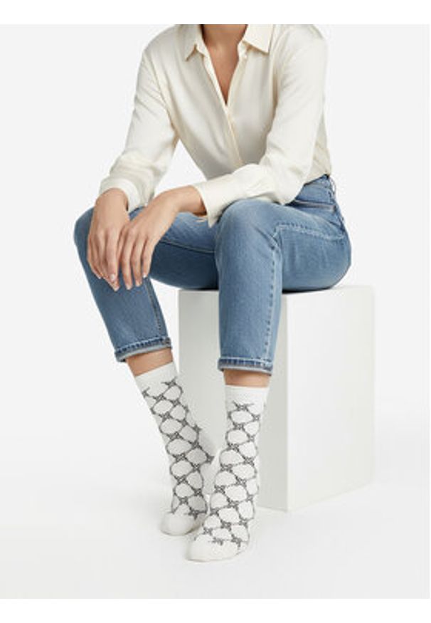 Nine West Skarpety długie CEO_BR_NW_Silver_01_Z_AW25 (3 PACK) Czarny. Kolor: czarny. Materiał: poliester, materiał