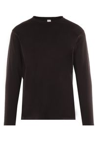 Born2be - Czarny Longsleeve Acsyphise. Kolor: czarny. Materiał: bawełna. Długość rękawa: długi rękaw. Długość: długie. Styl: klasyczny #7