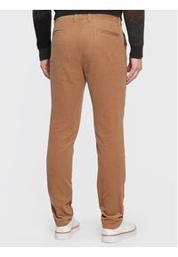 Sisley Spodnie materiałowe 4SFRSF01P Brązowy Slim Fit. Kolor: brązowy. Materiał: bawełna