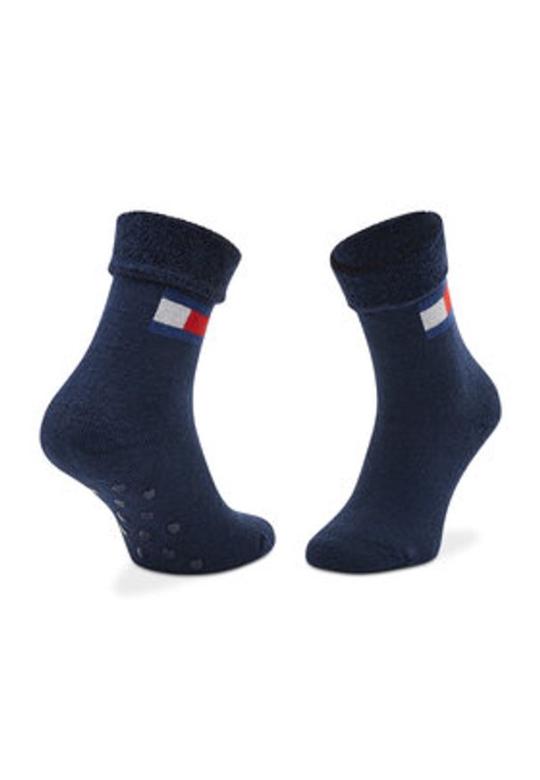 TOMMY HILFIGER - Tommy Hilfiger Skarpety długie 701220271 Granatowy. Kolor: niebieski. Materiał: materiał