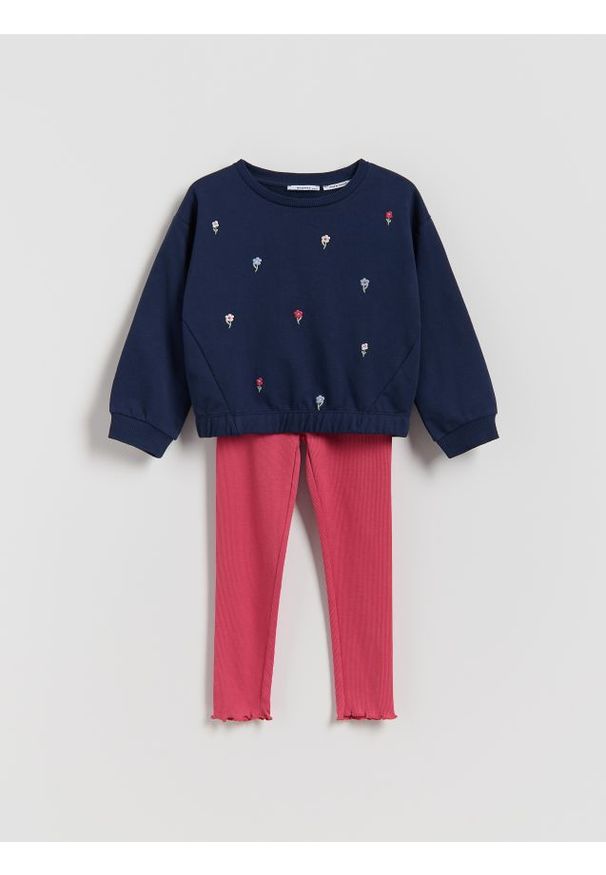 Reserved - Bawełniany komplet - wielobarwny. Materiał: bawełna