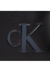 Calvin Klein Jeans Torebka Sculpted Camera Pouch21 Mono K60K610078 Czarny. Kolor: czarny. Materiał: skórzane #3
