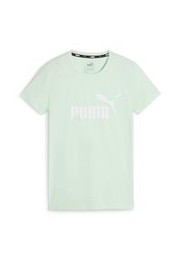 Koszulka damska Puma ESS Logo Tee. Kolor: zielony. Materiał: bawełna. Sport: fitness #1