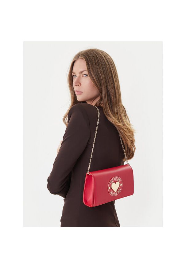 Love Moschino - Torebka LOVE MOSCHINO. Kolor: czerwony