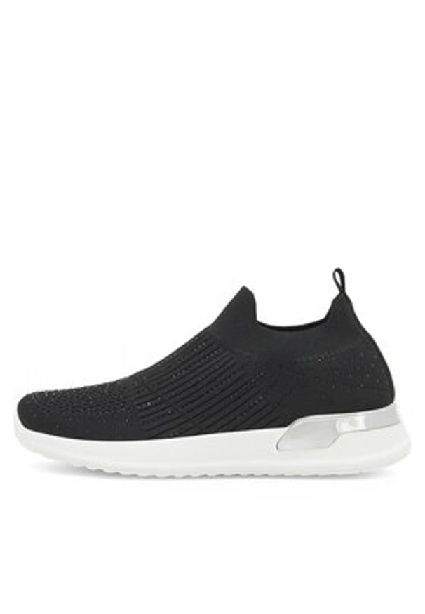 Jenny Fairy Sneakersy WFA270923-3 Czarny. Kolor: czarny. Materiał: materiał, mesh