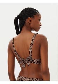 MICHAEL Michael Kors Góra od bikini MM54113 Beżowy. Kolor: beżowy. Materiał: syntetyk #3