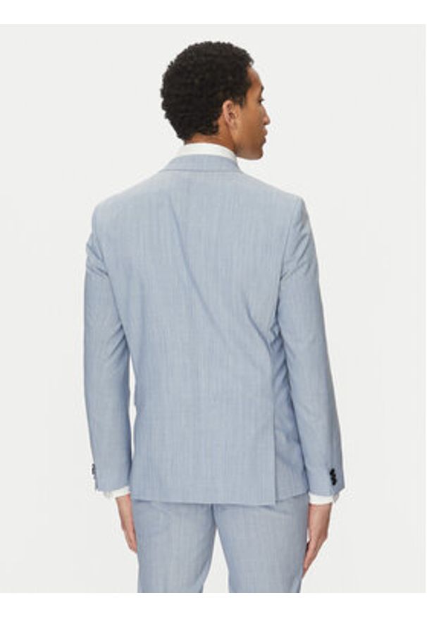 Hugo - HUGO Garnitur Arti/Hesten232X 50540341 Błękitny Extra Slim Fit. Kolor: niebieski. Materiał: wełna, syntetyk