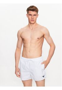 Emporio Armani Underwear Szorty kąpielowe 211756 3R422 00010 Biały Regular Fit. Kolor: biały. Materiał: syntetyk