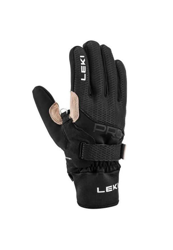 Rękawice narciarskie Leki PRC Premium ThermoPlus Shark. Kolor: czarny. Sport: narciarstwo
