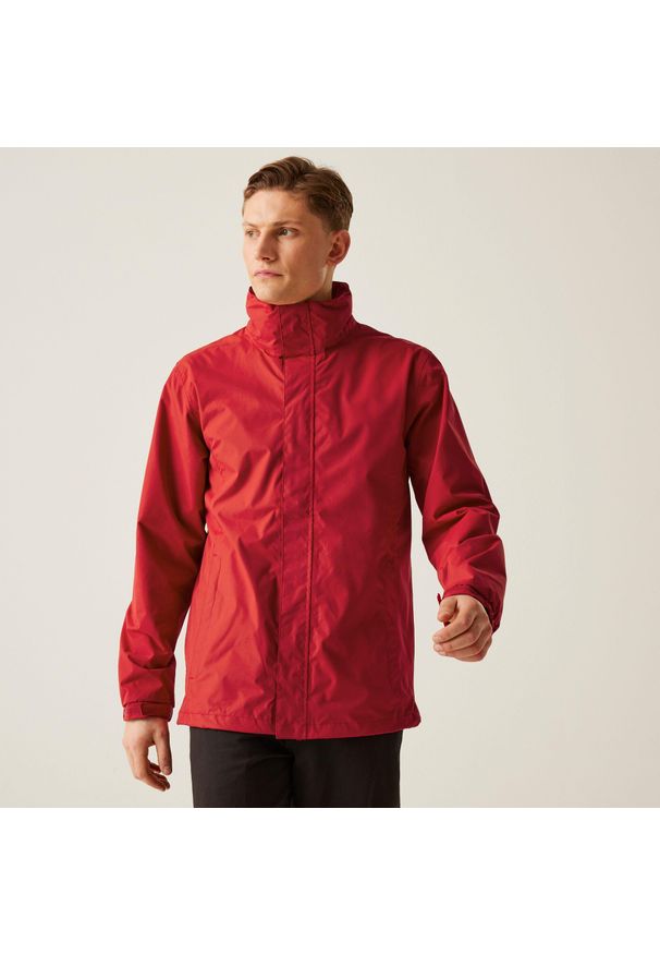 Regatta - Męska kurtka Ardmore. Kolor: czerwony. Sezon: zima. Sport: turystyka piesza