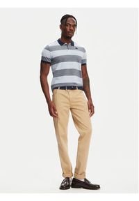 Robe di Kappa Polo Ming 64126KW Niebieski Slim Fit. Typ kołnierza: polo. Kolor: niebieski. Materiał: bawełna