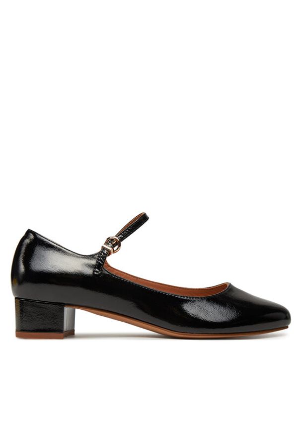 BALAGAN - Balagan Baleriny Yafa Czarny. Kolor: czarny. Materiał: skóra