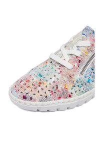 Rieker Półbuty CEO-M2306-90 Kolorowy. Materiał: skóra. Wzór: kolorowy #6