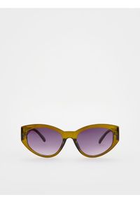 Reserved - Okulary przeciwsłoneczne - oliwkowy. Kolor: oliwkowy