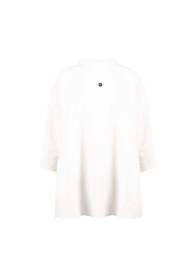 Yeezy Gap Engineered by Balenciaga - Yeezy Gap Engineered By Balenciaga T-Shirt "Logo" | 719614 TMVQ2 | Mężczyzna | Biały. Kolor: biały. Materiał: bawełna. Wzór: nadruk